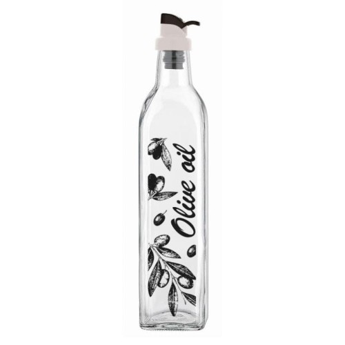 FLORINA Butelka do oliwy Oslo 500 ml dekorowana