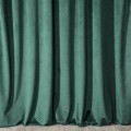 EUROFIRANY Zasłona welwetowa PASCAL 140x300 cm ciemny turkus
