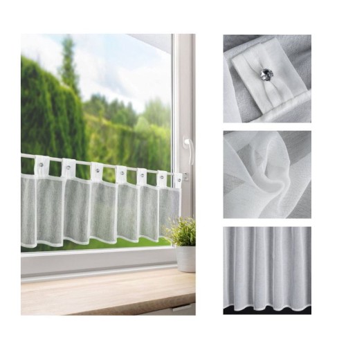 EUROFIRANY Zazdrostka SEVILLA 150x30 cm z kryształkami