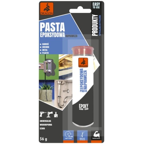 DRAGON pasta epoksydowa naprawcza, 56 g - blister