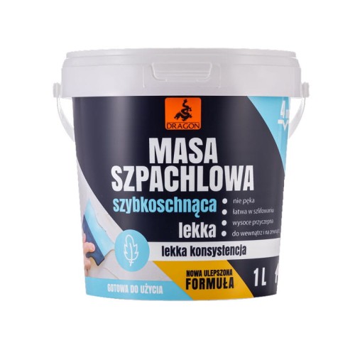 DRAGON Masa szpachlowa szybkoschnąca lekka 1kg