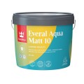 TIKKURILA Everal Aqua Matt 10 farba do drewna i metalu 9L baza A