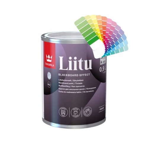 TIKKURILA Liitu farba do malowania tablic 0,9L baza A