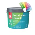 TIKKURILA Everal Aqua Gloss 80 farba do drewna i metalu 9L baza A