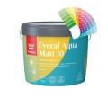TIKKURILA Everal Aqua Matt 10 farba do drewna i metalu 9L baza C