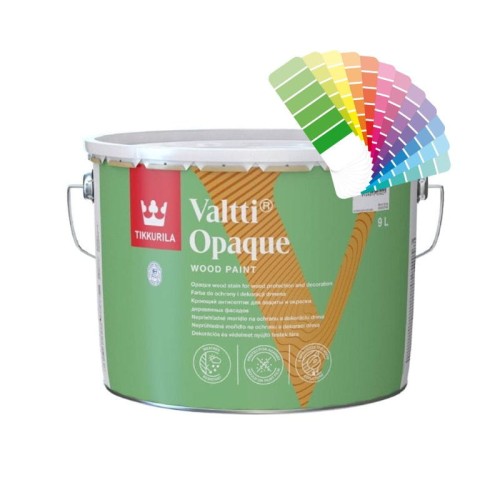 TIKKURILA Valtti Opaque farba do drewna 9L baza VVA biała