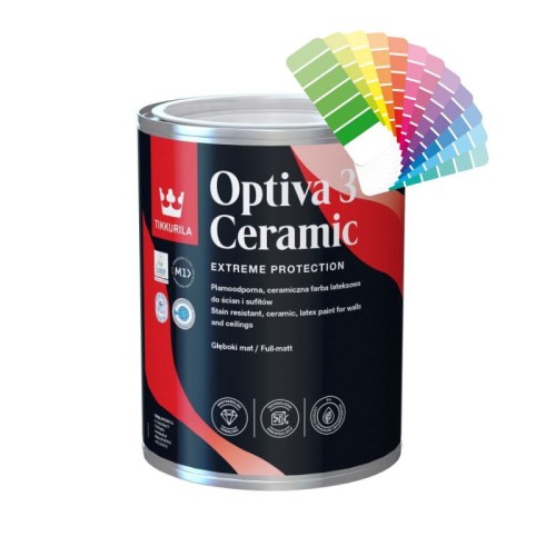 TIKKURILA Farba Optiva Ceramic Super Matt 3 0,9l baza C