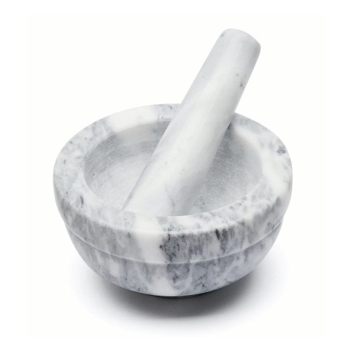 TADAR Marmurowy moździerz kuchenny 11,5x6,4 szary