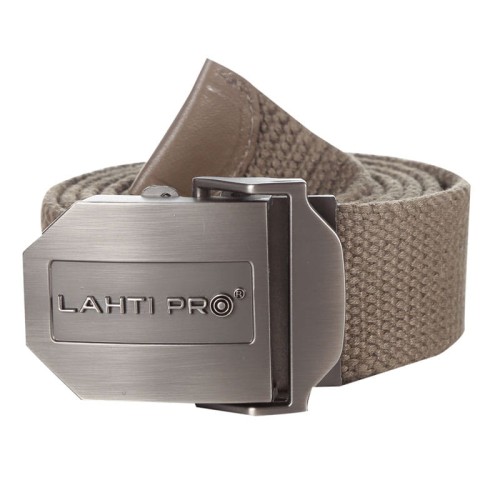 LAHTI PRO Pasek do spodni parciany z klamrą 130cm khaki