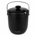 Konighoffer Wiaderko do lodu ze szczypcami Oris 2,8 L czarne