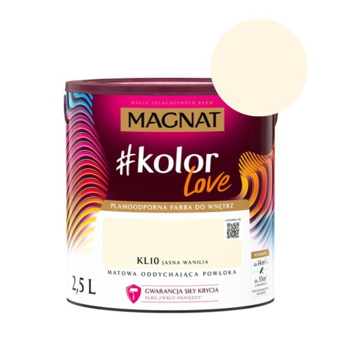 MAGNAT Farba #kolorLove KL10 jasna wanilia 2,5L