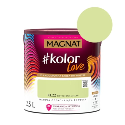 MAGNAT Farba #kolorLove KL22 pistacjowa zieleń 2,5L
