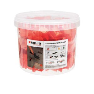 Solid system poziomowania płytek 440szt klips 2mm