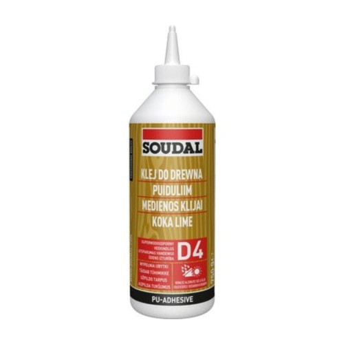 SOUDAL wodoodporny poliuretanowy klej do drewna 66a 750 ml