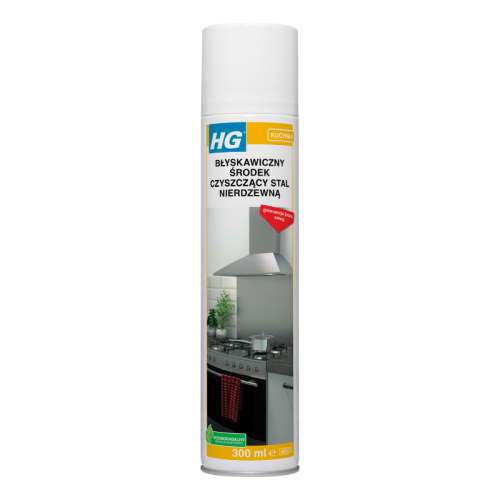 HG Błyskawiczny Środek Czyszczący Stal Nierdzewną 300ml