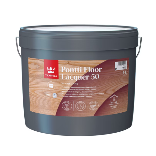 Tikkurila Pontti Floor Lacquer 50 Lakier do wnętrz 9 L