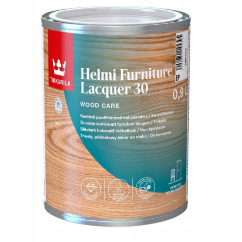 Tikkurila Helmi Furniture Lacquer 30 Lakier do mebli półmat 0,9L