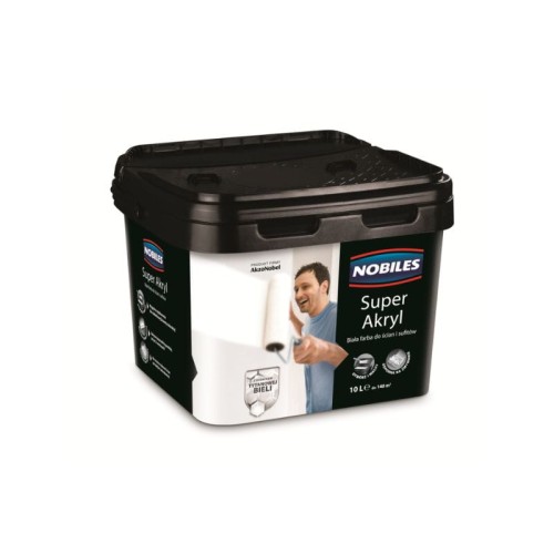NOBILES Super Akryl Biały 10L