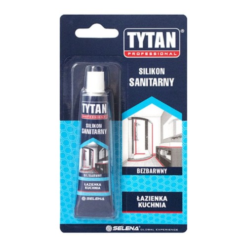 TYTAN Silikon sanitarny 20 ml bezbarwny