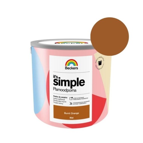 BECKERS Farba It's Simple Burnt Orange 2,5L