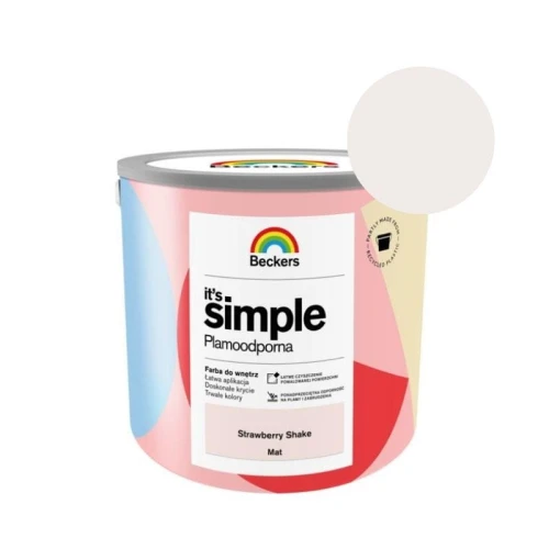 BECKERS Farba It's Simple Strawberry Shake 2,5L