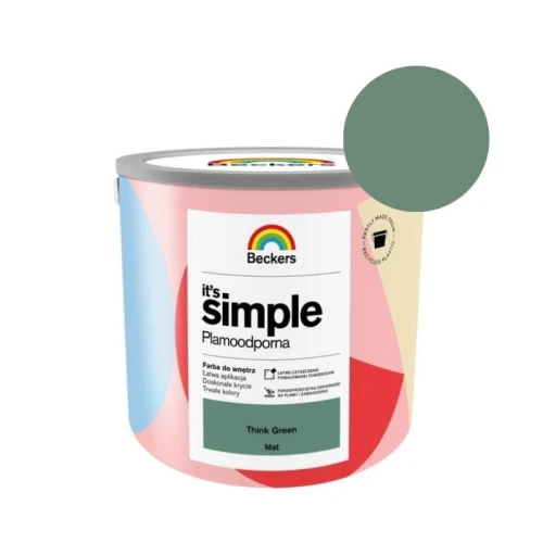 BECKERS Farba It's Simple Think Green 2,5L