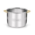 KonigHOFFER Garnek wysoki Faro Gold 15L stal nierdzewna