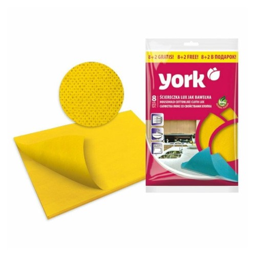 YORK Ścierki kuchenne jak bawełna Lux 10 sztuk