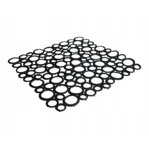 TADAR Mata do zlewu kwadratowa 29x29 cm wzór bąble