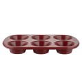 FLORINA Blacha do muffinek Deliss 28,6x17,8x3 cm 6 babeczek