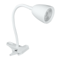 DPM Lampka biurkowa LED z klipsem, 4 W, 420 lm, 4000 K, biała