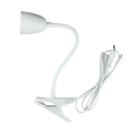 DPM Lampka biurkowa LED z klipsem, 4 W, 420 lm, 4000 K, biała