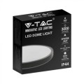 V-TAC Plafon LED okrągły 30W 42 cm biało-czarny