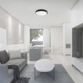 V-TAC Plafon LED okrągły 18W 22,5 cm biało-czarny