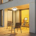 V-TAC Plafon LED okrągły 24W 29,5 cm biało-czarny