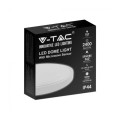 V-TAC Plafon LED okrągły 24W 29,5 cm biały czujnik ruchu