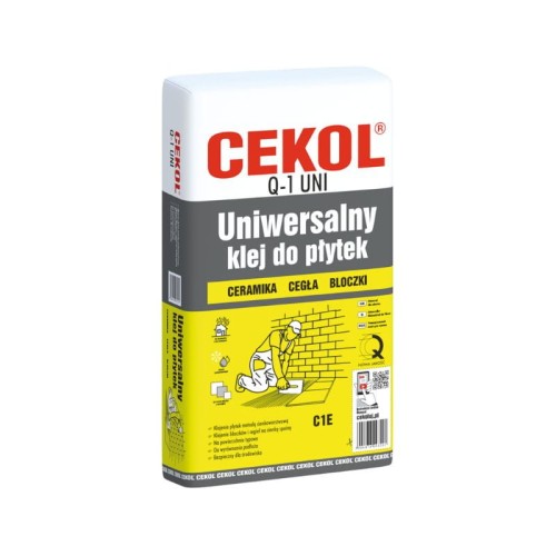CEKOL Q-1 UNI Uniwersalny klej do płytek 5 kg