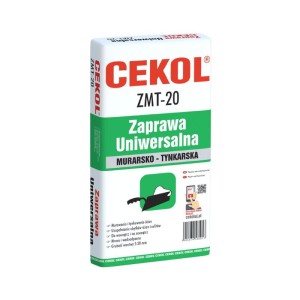 CEKOL ZMT-20 Zaprawa uniwersalna 5 kg murarsko-tynkarska