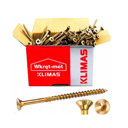 Wkręt-met Wkręty konstrukcyjny 4,5x40 z łbem stożkowym i gniazdem TX 250szt.