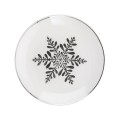 FLORINA Talerz deserowy świąteczny Elsa 20 cm porcelanowy