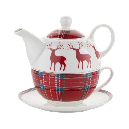 FLORINA Komplet for one Comet 390 ml porcelanowy