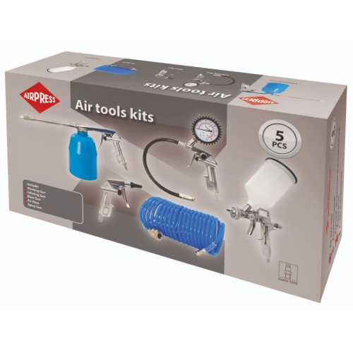 Airpress Zestaw akcesoriów pneumatycznych 5 elementów Euro