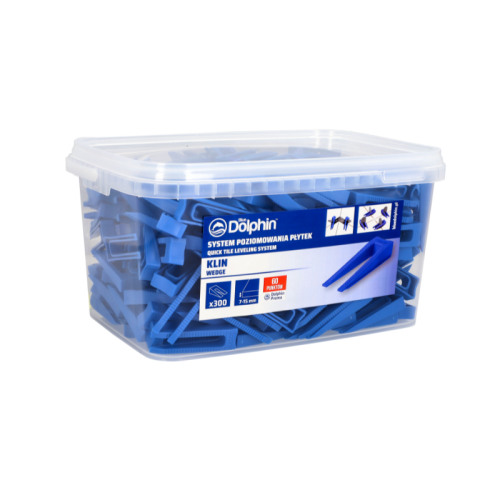 Blue Dolphin System Poziomowania Płytek Klin - 300szt.