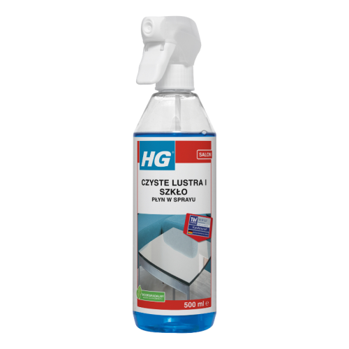 HG Czyste Lustra i Szkło Płyn w Sprayu 500ml