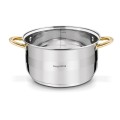 KonigHOFFER Garnek Faro Gold 24 cm 5,9L stal nierdzewna