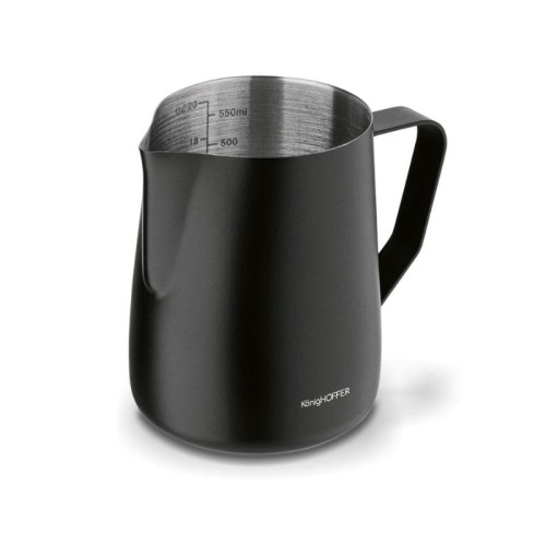 KonigHOFFER Dzbanek mlecznik Barista 600 ml czarny
