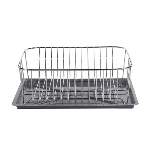 TADAR Osączarka stojąca 36x28 cm chromowana z tacką