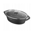 FLORINA Brytfanna aluminiowa Chef owalna 33,5x25x9,8CM 3,8L