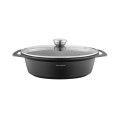 FLORINA Brytfanna aluminiowa Chef owalna 33,5x25x9,8CM 3,8L