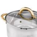 KonigHOFFER Zestaw garnków FARO GOLD 12 elementów
